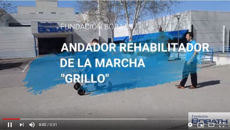 Andador de la marcha grillo
